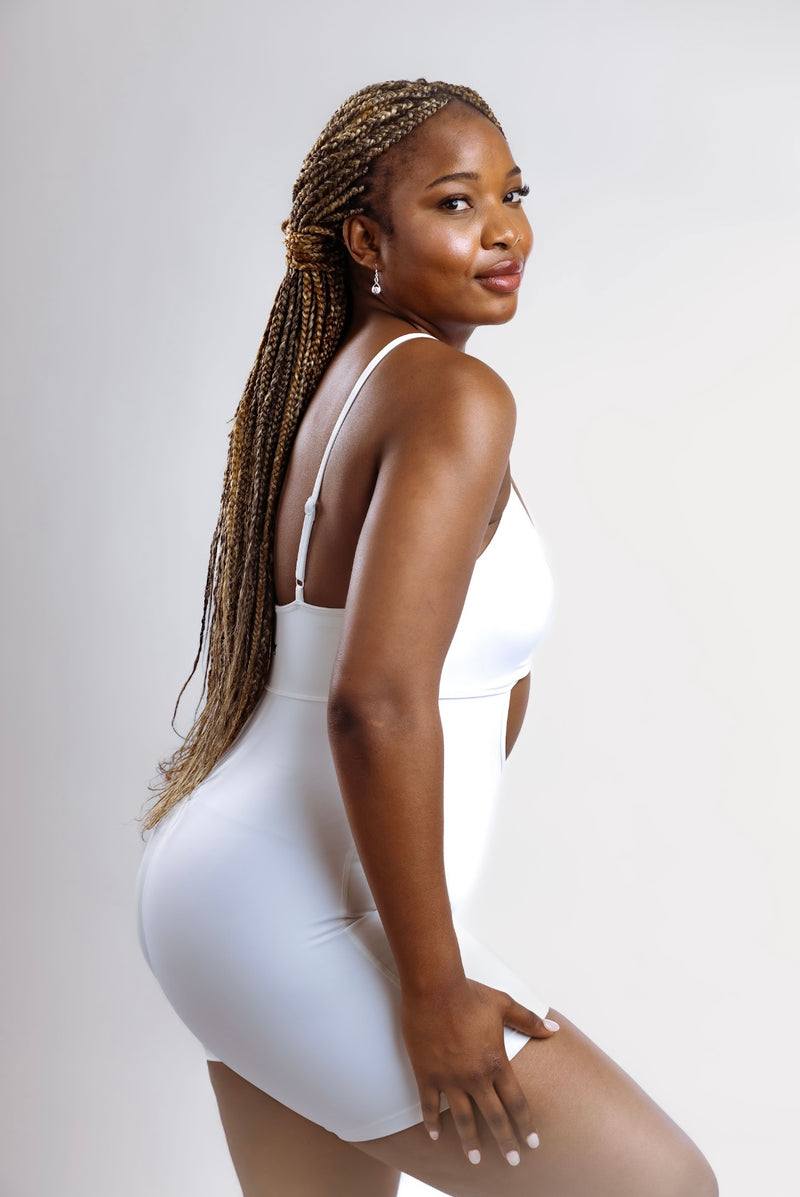 Lokay Romper – White Cut-Out