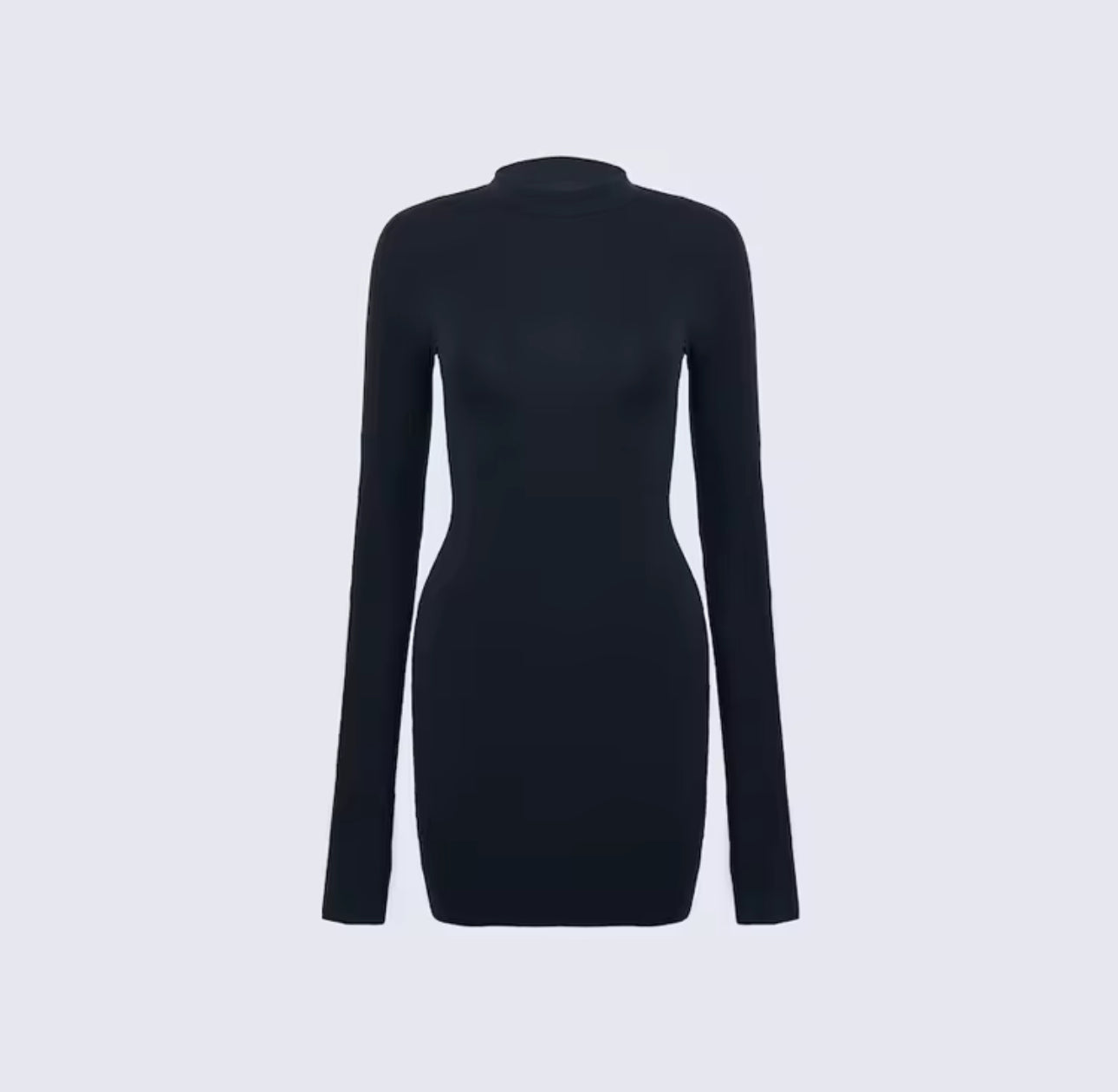 Minimal Bodycon Dress by Lokay - Deep Ebony | Timeless Elegance