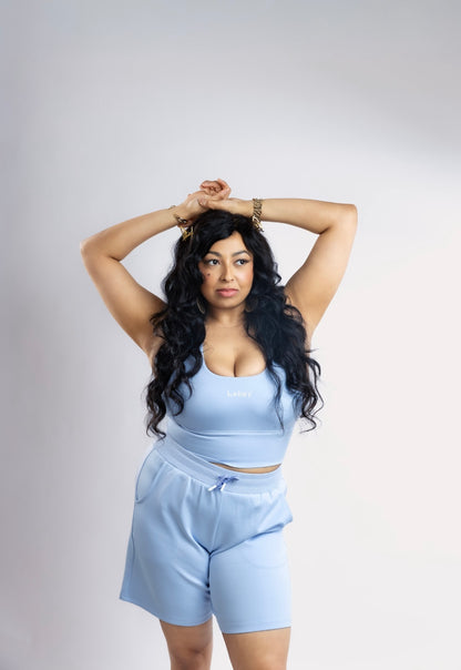 Sky Blue Lounge Shorts