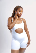 Lokay Romper –  White Cut-Out